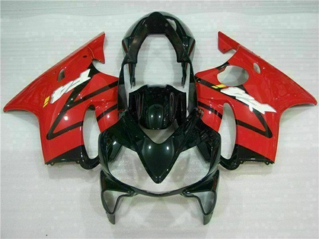 2004-2007 Red Black Honda CBR600 F4i Plastics Motorcycle Fairings