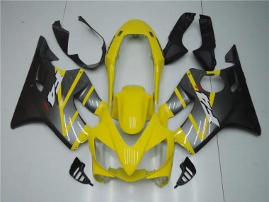 2004-2007 Yellow Grey Honda CBR600 F4i Plastics Motorcycle Fairings