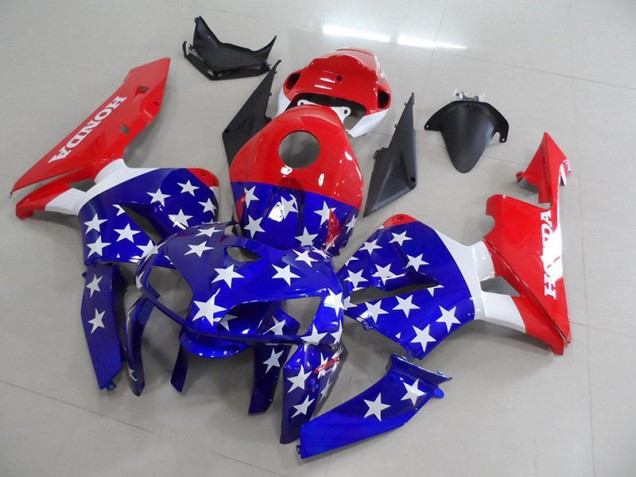 2005-2006 America Flag Honda CBR600RR Motorcycle Fairings