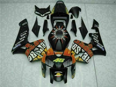 2005-2006 Black Honda CBR600RR Full Fairing Kit