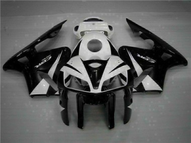 2005-2006 Black Honda CBR600RR Plastics Motorcycle Fairings