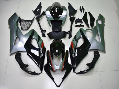 2005-2006 Black Silver Suzuki GSXR 1000 Motorcycle Fairings