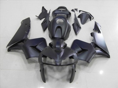 2005-2006 Matte Black Honda CBR600RR Plastics Motorcycle Fairings