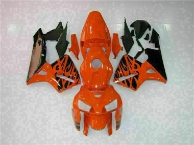 2005-2006 Orange Honda CBR600RR Plastics Fairing Kit