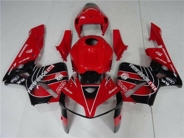 2005-2006 Red Black Honda CBR600RR Full Fairing Kit