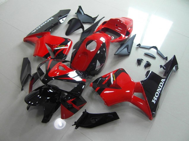 2005-2006 Red Black Honda CBR600RR Motorcycle Fairings