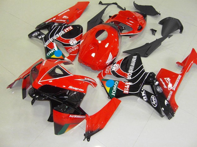 2005-2006 Red Black Jomo Honda CBR600RR Motorcycle Fairings