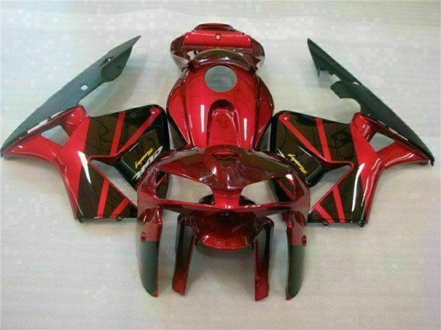 2005-2006 Red Honda CBR600RR Full Fairing Kit