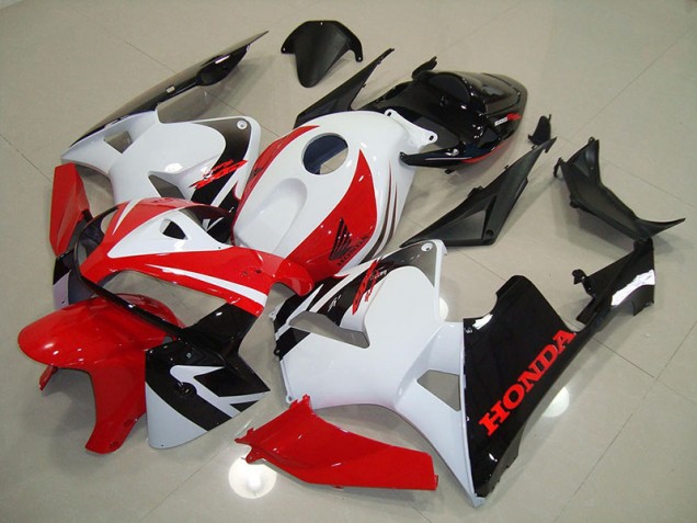 2005-2006 Red White Black Honda CBR600RR Fairing Kit