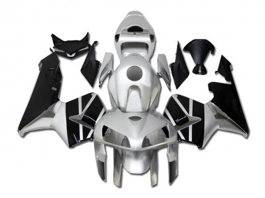 2005-2006 Silver Black Honda CBR600RR Plastics Motorcycle Fairings