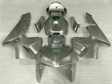 2005-2006 Silver Honda CBR600RR Plastics Motorcycle Fairings