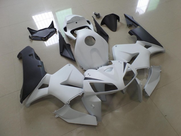 2005-2006 White Black Honda CBR600RR Fairing Kit