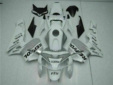 2005-2006 White Honda CBR600RR Abs Fairing Kit