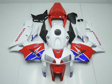 2005-2006 White Hrc Honda CBR600RR Motorcycle Fairings