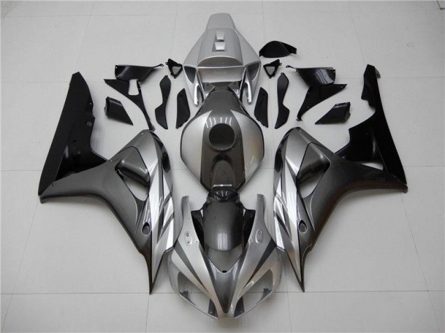 2006-2007 Black Silver Grey Honda CBR1000RR Motorcycle Fairings