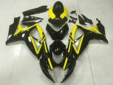 2006-2007 Black Suzuki GSXR 600/750 Full Fairing Kit