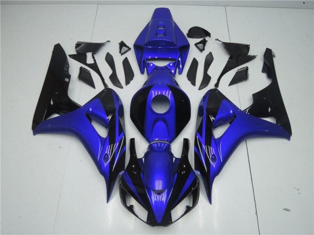 2006-2007 Blue Black Honda CBR1000RR Motorcycle Fairings