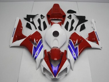 2006-2007 Blue Red and White Honda CBR1000RR Motorcycle Fairings