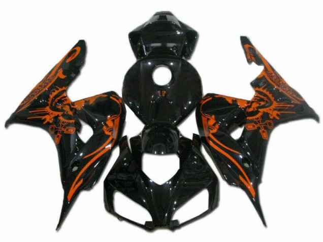 2006-2007 Brown Black Honda CBR1000RR Motorcycle Fairings