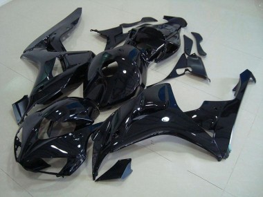 2006-2007 Glossy Black Honda CBR1000RR Abs Motorcycle Fairings