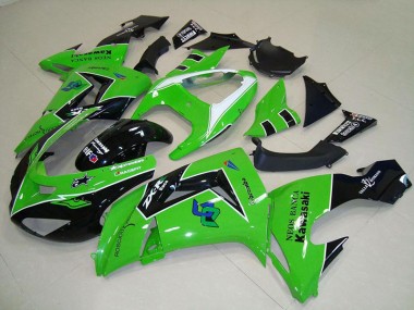 2006-2007 Green Kawasaki Ninja ZX10R Motorcycle Fairings