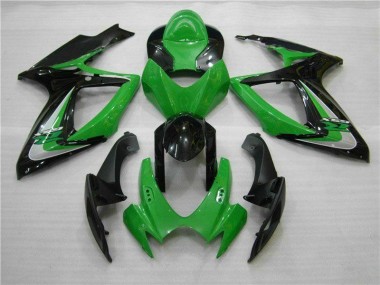 2006-2007 Green Suzuki GSXR 600/750 Motorcycle Fairings