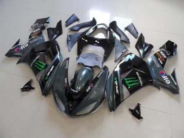 2006-2007 Grey Monster Kawasaki Ninja ZX10R Motorcycle Fairings