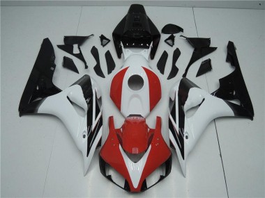 2006-2007 Red White Black Honda CBR1000RR Full Fairing Kit