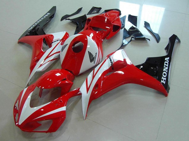 2006-2007 Red White Honda CBR1000RR Motorcycle Fairings