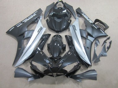 2006-2007 Silver Black Yamaha YZF R6 Fairing Kit & Bodywork