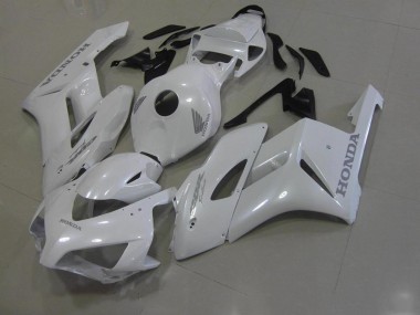 2006-2007 White with Silver Decals Honda CBR1000RR Motorcycle Fairings