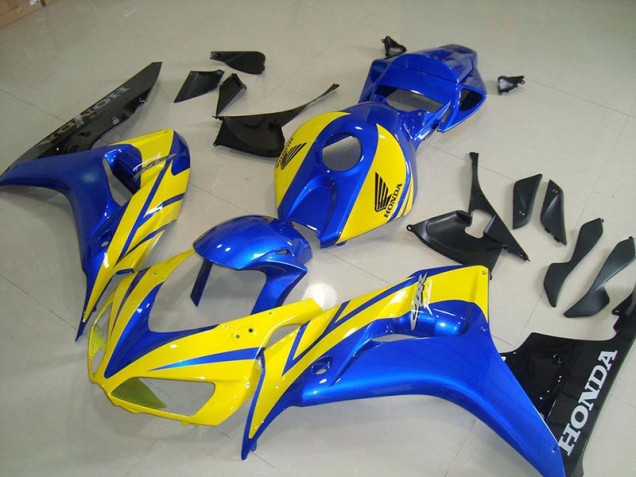 2006-2007 Yellow Blue Black Honda CBR1000RR Motorcycle Fairings