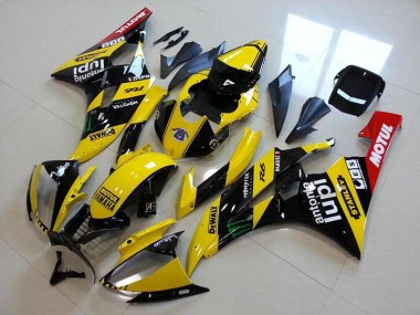 2006-2007 Yellow Monster Lupi Yamaha YZF R6 Motorcycle Fairings