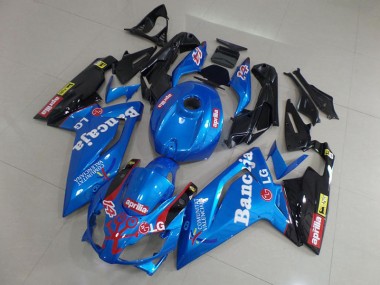 2006-2011 Blue and Black Aprilia RS125 Motorcycle Fairings