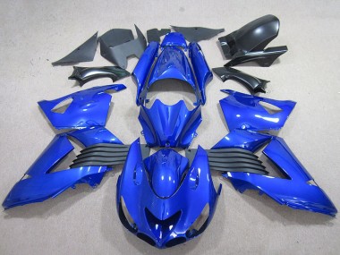 2006-2011 Blue Kawasaki Ninja ZX14R Motorcycle Fairings