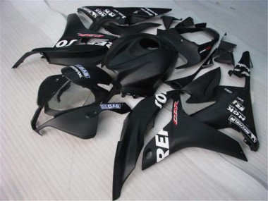 2007-2008 Black Honda CBR600RR Motorcycle Fairings