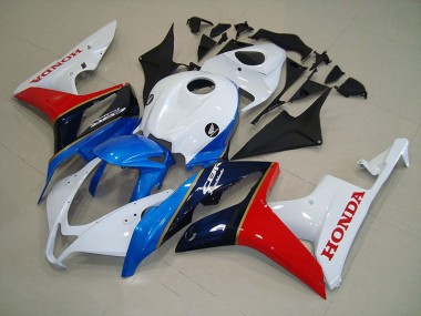 2007-2008 Black Red Honda CBR600RR Motorcycle Fairings