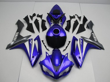 2007-2008 Blue White Yamaha YZF R1 Motorcycle Fairings