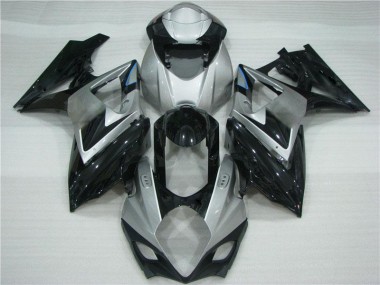 2007-2008 Grey Black Suzuki GSXR 1000 Motorcycle Fairings