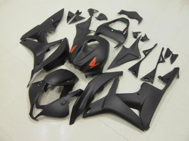 2007-2008 Matte Black Honda CBR600RR Plastics Motorcycle Fairings