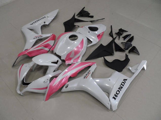 2007-2008 Pink Pearl White Honda CBR600RR Motorcycle Fairings