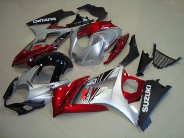 2007-2008 Red Black Silver Suzuki GSXR 1000 Motorcycle Fairings