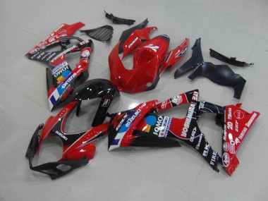 2007-2008 Red Suzuki GSXR 1000 Motorcycle Fairings