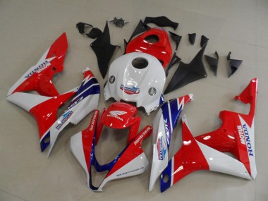 2007-2008 Red White Honda CBR600RR Motorcycle Fairings