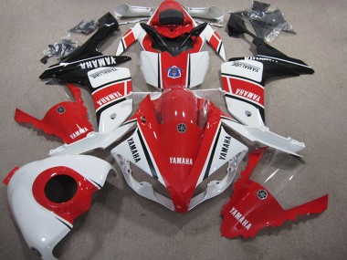 2007-2008 Red White Yamaha YZF R1 Motorcycle Fairings