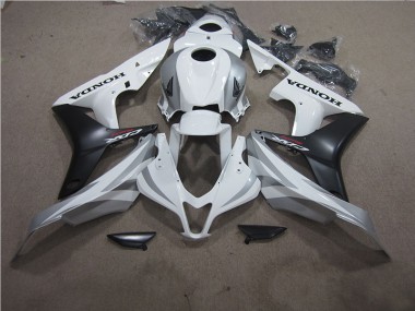 2007-2008 White Black Honda CBR600RR Fairing Kit