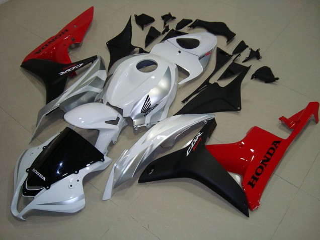 2007-2008 White Black Red Honda CBR600RR Motorcycle Fairings