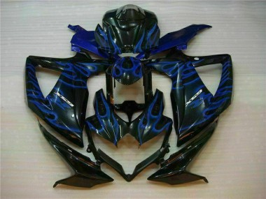 2008-2010 Blue Black Suzuki GSXR 600/750 Full Fairing Kit