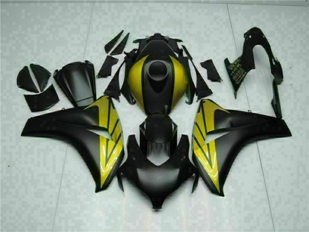 2008-2011 Black Gold Honda CBR1000RR Motorcycle Fairings