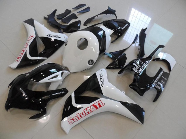 2008-2011 Black White Satuhati Honda CBR1000RR Motorcycle Fairings